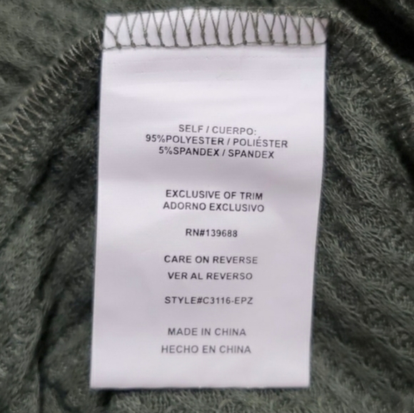 NWT Waffle Style Cardigan - Picture 7 of 9